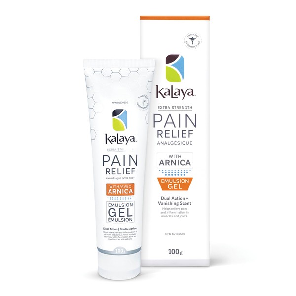 Kalaya Extra Strength Pain Relief Emulsion Gel with Arnica, 100