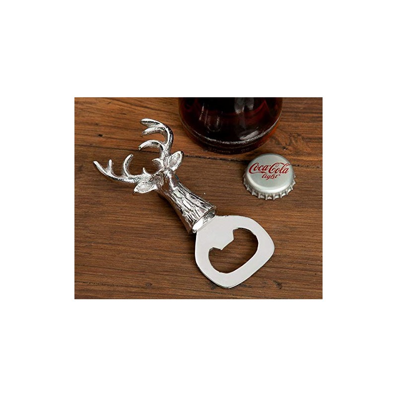 GILDE Bottle Opener Aluminium Stag