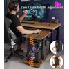 Computer Tower Stand with Charging Station & USB Ports -