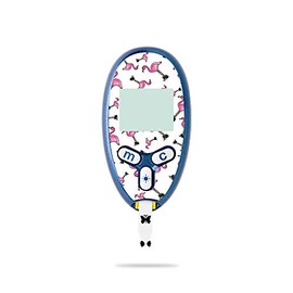 MightySkins Skin Compatible with Abbott Freestyle Lite - Cool Flamingo | Protective, Durable, and Unique Vinyl Decal wrap Cover | Easy to Apply, Remove, and Change Styles | Made in The USA