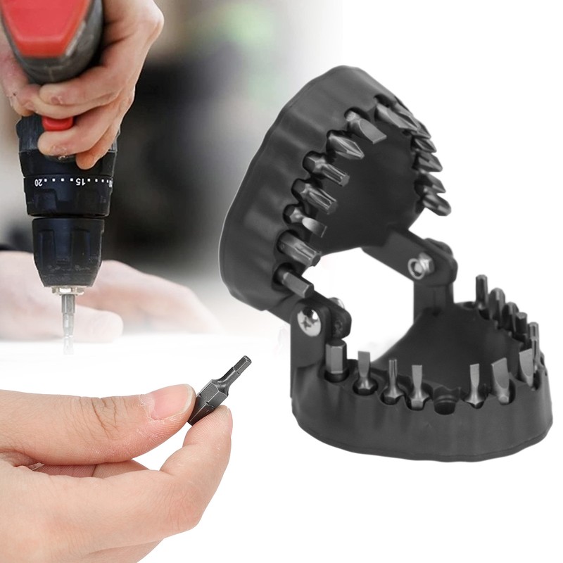 Denture Drill Bit Magnetic Holder Stainless Steel Drill Bit Holder