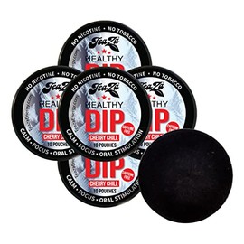 TeaZa Herbal Pouch Cherry Chill 5 Cans with DC Crafts Nation Skin Can Cover - Black