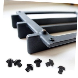 Gadpiparty 48Pcs Rubber Grate Feet Replacement Compatible with WBK Prevent Scratches Gas Range Cooktop Easy Installation Rubber Bumpers for Stable Cooking and Leveling