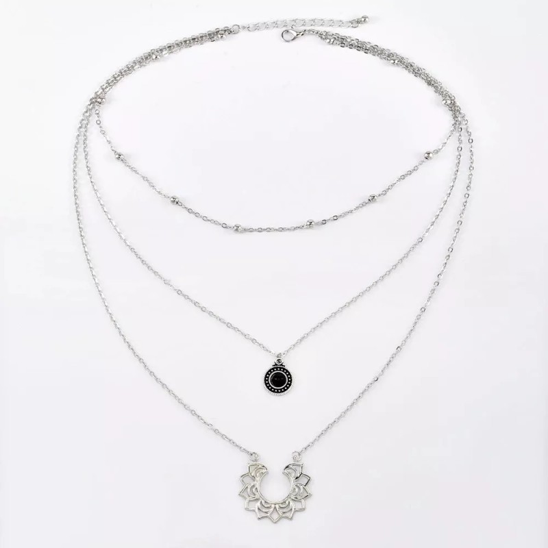 Patry Collar 3 En 1 Mandala Joyería Dama Mujer Regalo