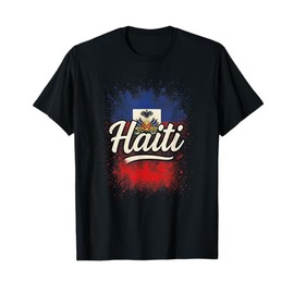 Haiti - Patriotic Haitian Flag Art T-Shirt