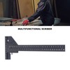 0 to 280mm T Shaped Ruler Aluminum Alloy Accurate Scale