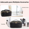 Bolsa de Cosméticos de Viaje de Gran Capacidad para Mujer,