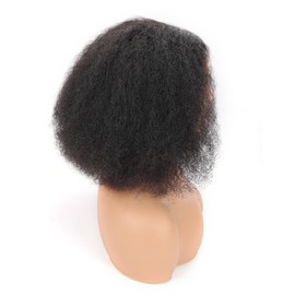 4x4 Lace Front Kinky Curly Wig Afro Curly Frontal Closure Human Hair Wigs for Women 180% Density Glueless Wig Pre Plucked With Baby Hair 12Inch