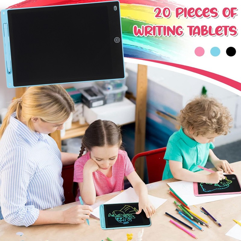 12in LCD Writing Tablet Erasable Smooth Drawing Easy Delete Doodle