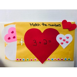 2” Heart Small Tri-Color Creative Cut-Outs, 31 Cut-Outs in a Pack for Kids’ Love and Peace School Craft Projects, Valentine’s Day Craft.