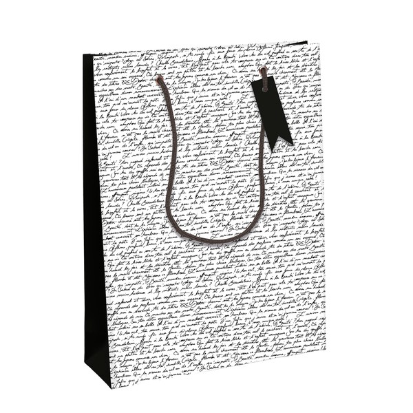 Clairefontaine Excellia 32493-3C Gift Bag M 21.5 x 10.2 x 25.3 cm Ideal for Books and Games Baudelaire Pack of 1