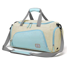 WindTook Sports Duffel Travel Bag Gym Bag 40L Weekender Overnight Bag Carryon Bag Shoe Pocket Sport Bag for Women Girls 21.6 x 11 x 10.2 Inches for Weekend Getaway Camping Training Swim Dance Yoga