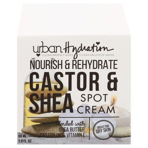Urban Hydration Skincare, Nourish & Rehydrate Castor & Shea Spot Cream, 1.7 FL OZ