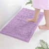LuxUrux Bath Mat-Extra-Soft Plush Bath Shower Bathroom Rug, 1'' Chenille