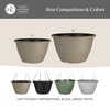 The HC Companies Wrapt Hanging Planters - Lightweight Plant Pot