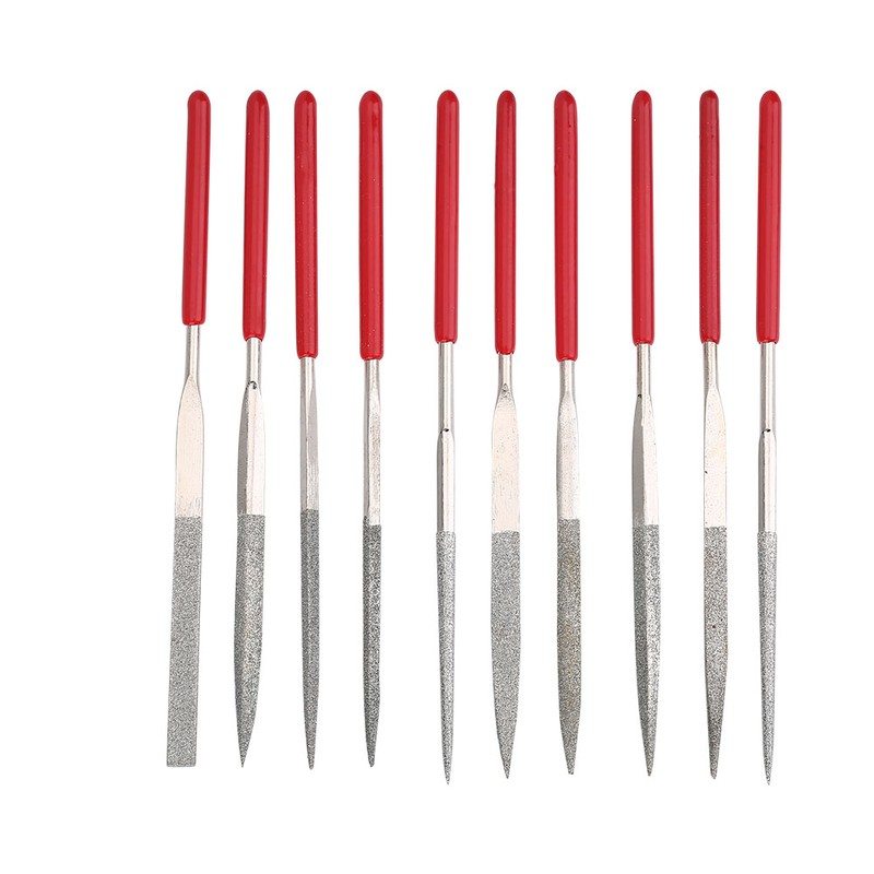 Guitar Bridge Saddle Nut Files Set with Grinding Stone Screw