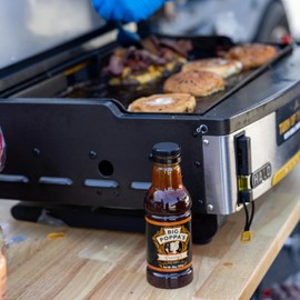 Big Poppa’s Granny’s BBQ Sauce – Award-Winning Sweet BBQ Sauce for Chicken, Pork and Beef – Thin Glaze-Style, Mild Heat, Crowd-Pleasing Flavor for Ribs, Pulled Pork and Family BBQs – 18 oz Bottle