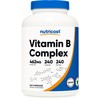 Nutricost Vitamin B Complex 462mg, 240 Capsules, with Vitamin C