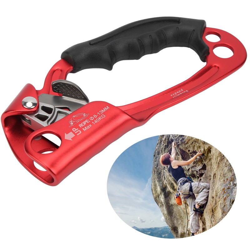 Climbing Ascender Rock Rappelling Right Hand Riser Arborist Gear Rope
