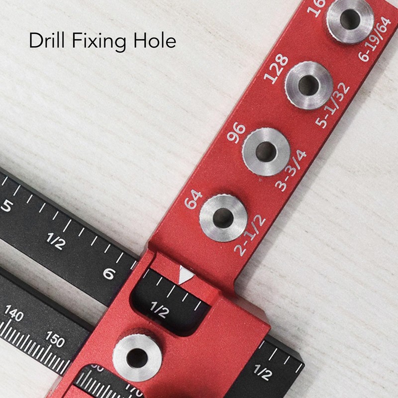 Hole Punch Locator Drill Guide, Cabinet Hardware Jig Template, Cabinet