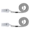 Plume'CHJ Whistle, 2 paquetes de silbatos deportivos de plástico con