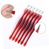 Gatuida 10pcs Cuticle Pusher and Trimmer Red Nail Art Tools