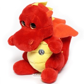 Dragon Soft Toy Red Sitting Plush Toy Dragon Plush Dragon Yasur