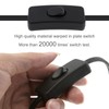 RTNLIT 8FT Lamp Cord with On/Off Button Switch and Polarized