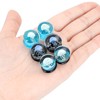 Qmcandy 6pcs Glass Gauges Jellyfish Saddle Ear Plugs Stretching Piercing