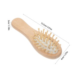 Mikinona Scalp Brush Mini Hair Care Brush Portable for Travel Gentle Hair