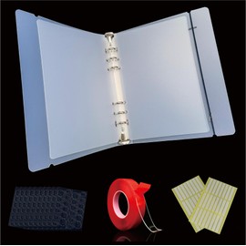 MeetRade Nail Storage Organizer: Nail Organizers and Storage A5 Nail Display Book Fake Nail Holder Press on Nail Case Art Nail Organizer Nail Storage Box, Nail Swatch Book Fake Nail Storage Package