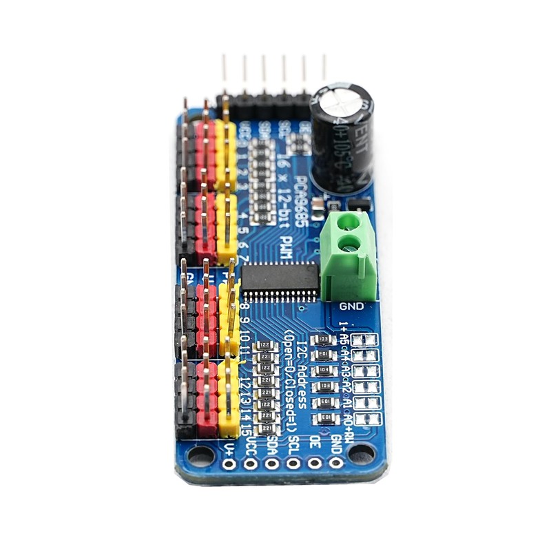 DIGISHUO 2Pcs PCA9685 16 Channel 12 bit PWM Servo Motor