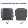 NLQR Front Diver Side Bottom & Foam Cushion Replacement Cloth