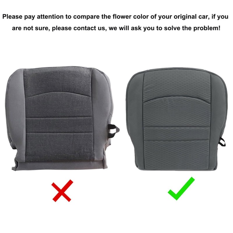 NLQR Front Diver Side Bottom & Foam Cushion Replacement Cloth