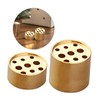 iplusmile 4pcs Decorative Brass Incense Holder Multi Hole Portable Incense