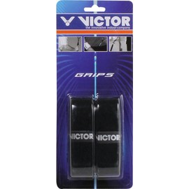 VICTOR Towel Over Grip – Black – 700mm by 32 mm – Pack of 2