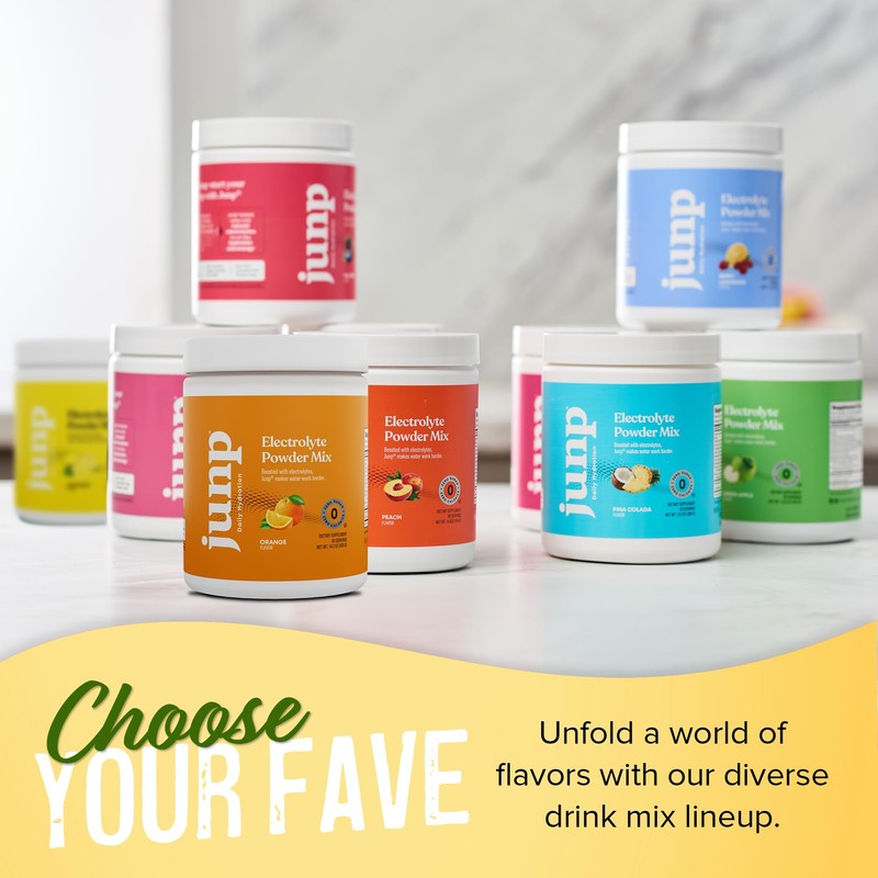 JUNP Electrolytes Powder No Sugar No Carbs – Lemonade Keto
