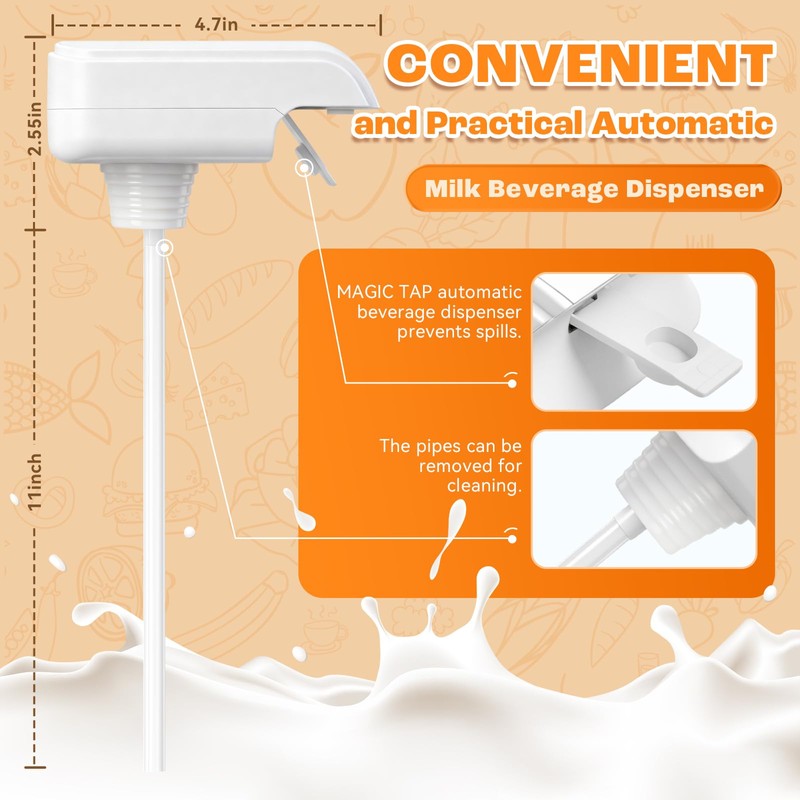 Hands-Free USB Rechargeable Automatic Drink Dispenser Water Juice Milk Tap