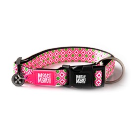 Max & Molly Retro Dog Collar with Safety QR Code, Dog Tag, Soft Adjustable and Waterproof, Cute Preppy Design for Girls and Boys, Dogs and Puppies, XS