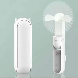 Handheld Fan, Portable, Long Lasting, Rechargable Quiet Mini Fan (white)