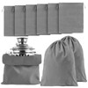 Ferraycle 6 Pcs Silver Storage Bags Anti Tarnish Storage Bag