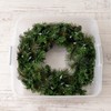IRIS USA 33 Qt. Holiday Wreath Storage Container Box with