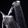 Hydroluxe 30-Setting Ultra-Luxury 6 inch Rainfall Shower Head & Handheld