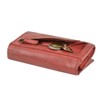 Bear Design Women's Wallet Leather 9 Card Slots Red, red,