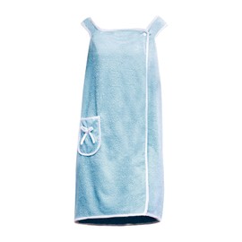 NICEYEA Warm Wearable Bath Towel Wrap Soft Fluffy Highly Water Absorbent Shower Cover Up Women Bath Wrap Towel for Shower with Pocket Thick Quick Dry Beach Spa Gym Bathrobe