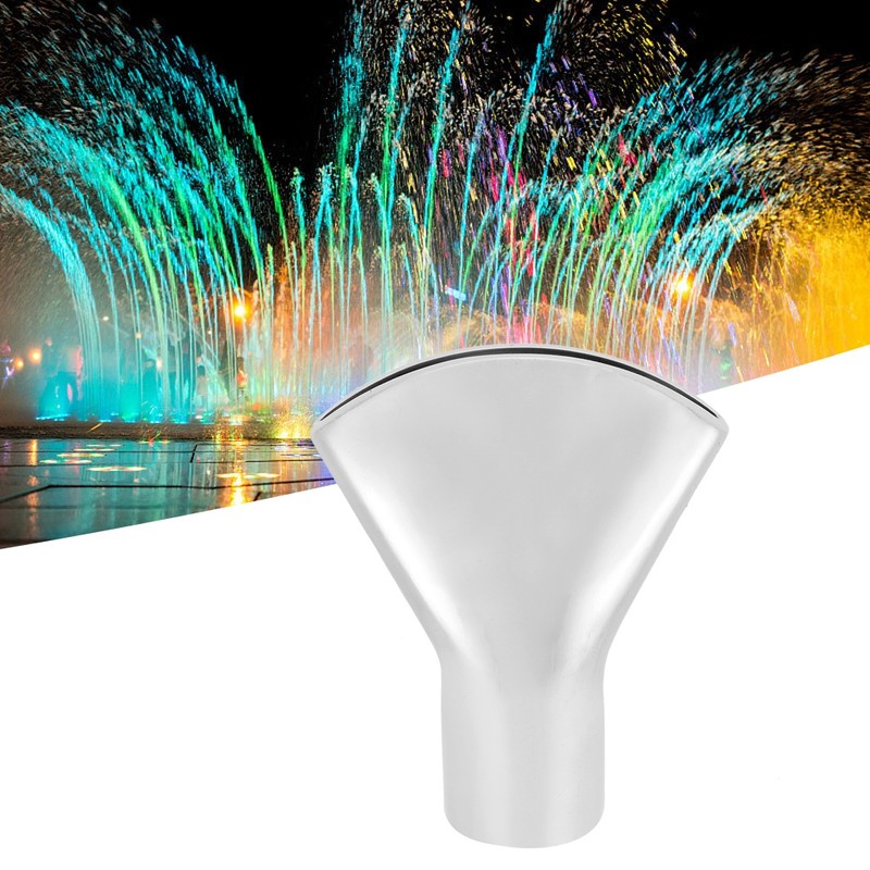 Directional Fan shaped Fountain Nozzle Female Thread Landscape Spray Head