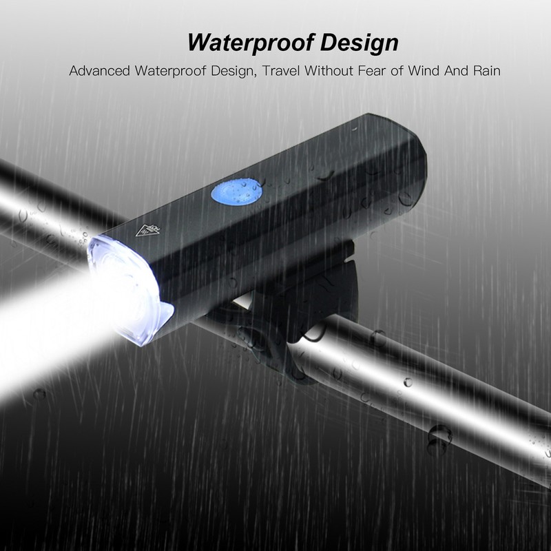Bike Light Waterproof 2000 MAh USB Rechargeable 4 Modes Mountain
