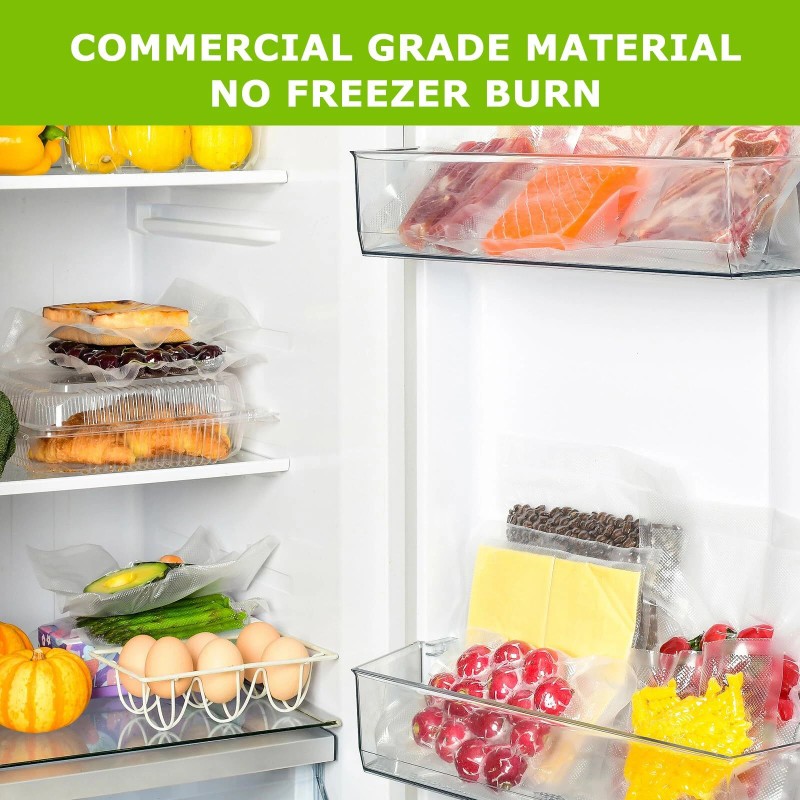 Bonsenkitchen 400 Quart Vacuum Sealer Bags BPA Free for Storage