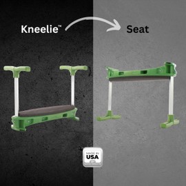 TheXceptional Kneelie with Tush Pad | Kneeling Bench for Gardening | Ergonomic Garden Stool Kneeler with Handles | Garden Kneelers for Gardeners | Made in USA by Vertex Products | Model EX152