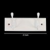 Gutol 2-Hook Door Wall Mounted Coat Rack, 22cm - White
